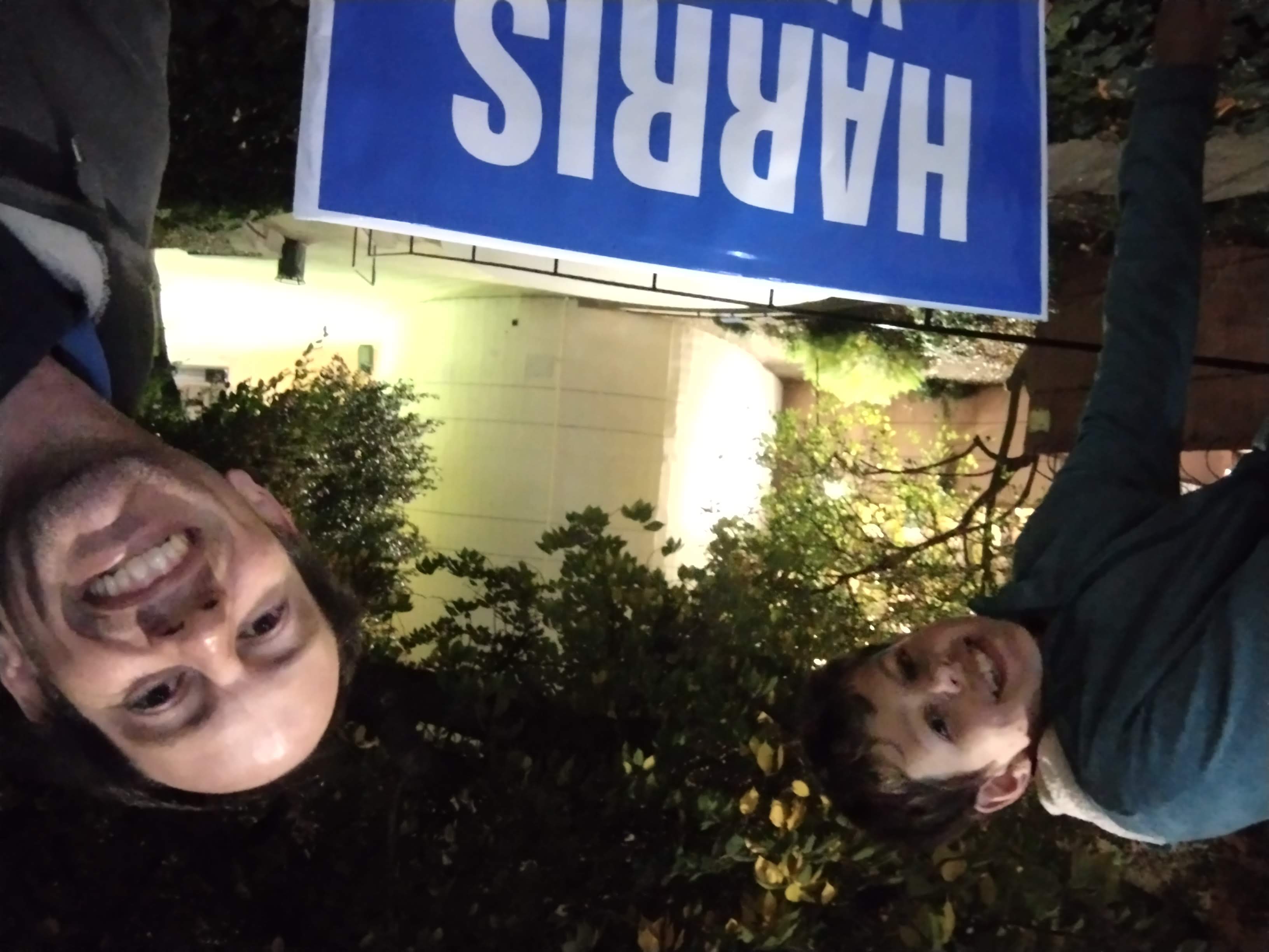 Fergal Distributing Kamala Harris Yard Signs